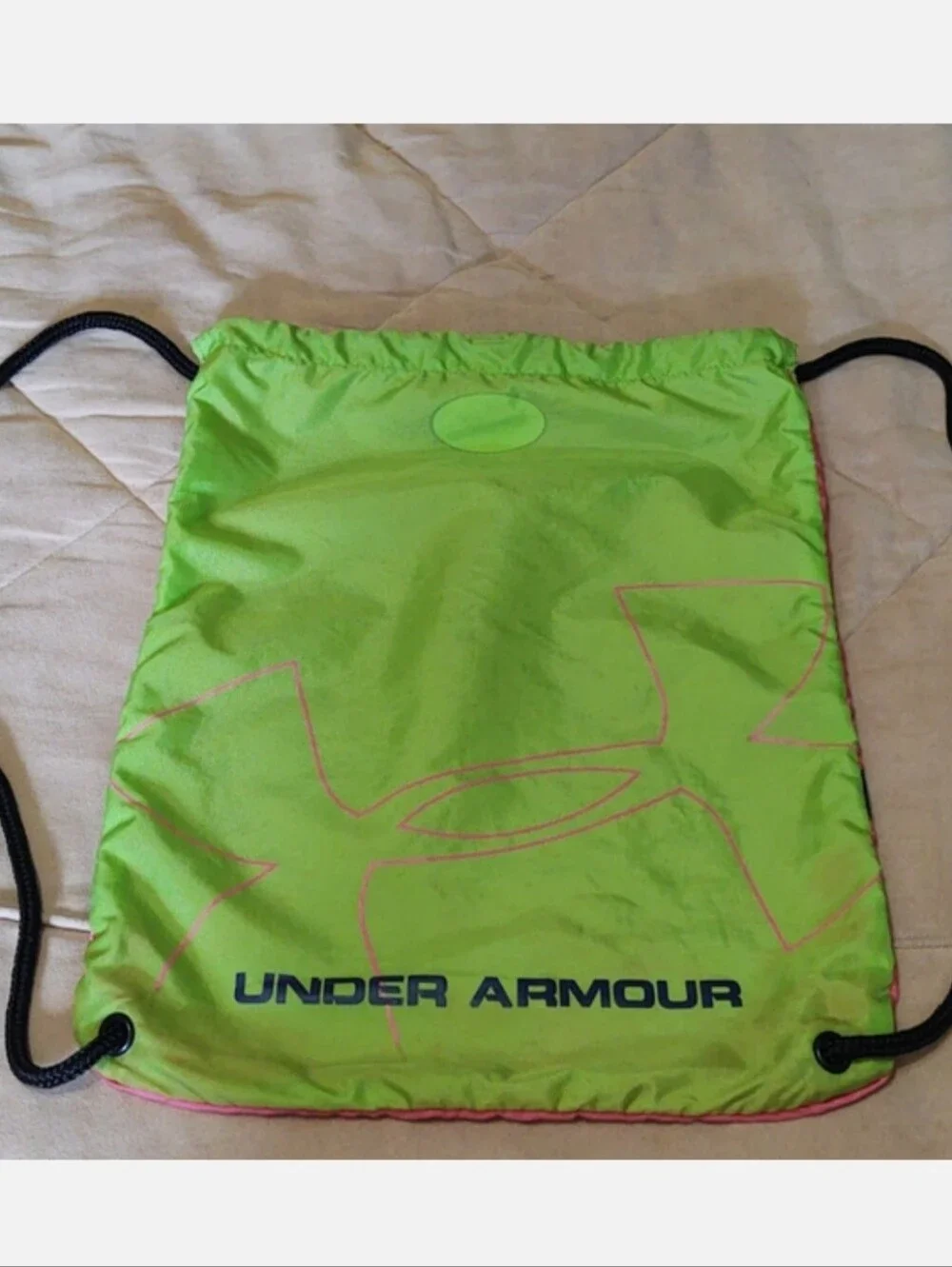 Under Armour Neon Reversible Drawstring Backpack